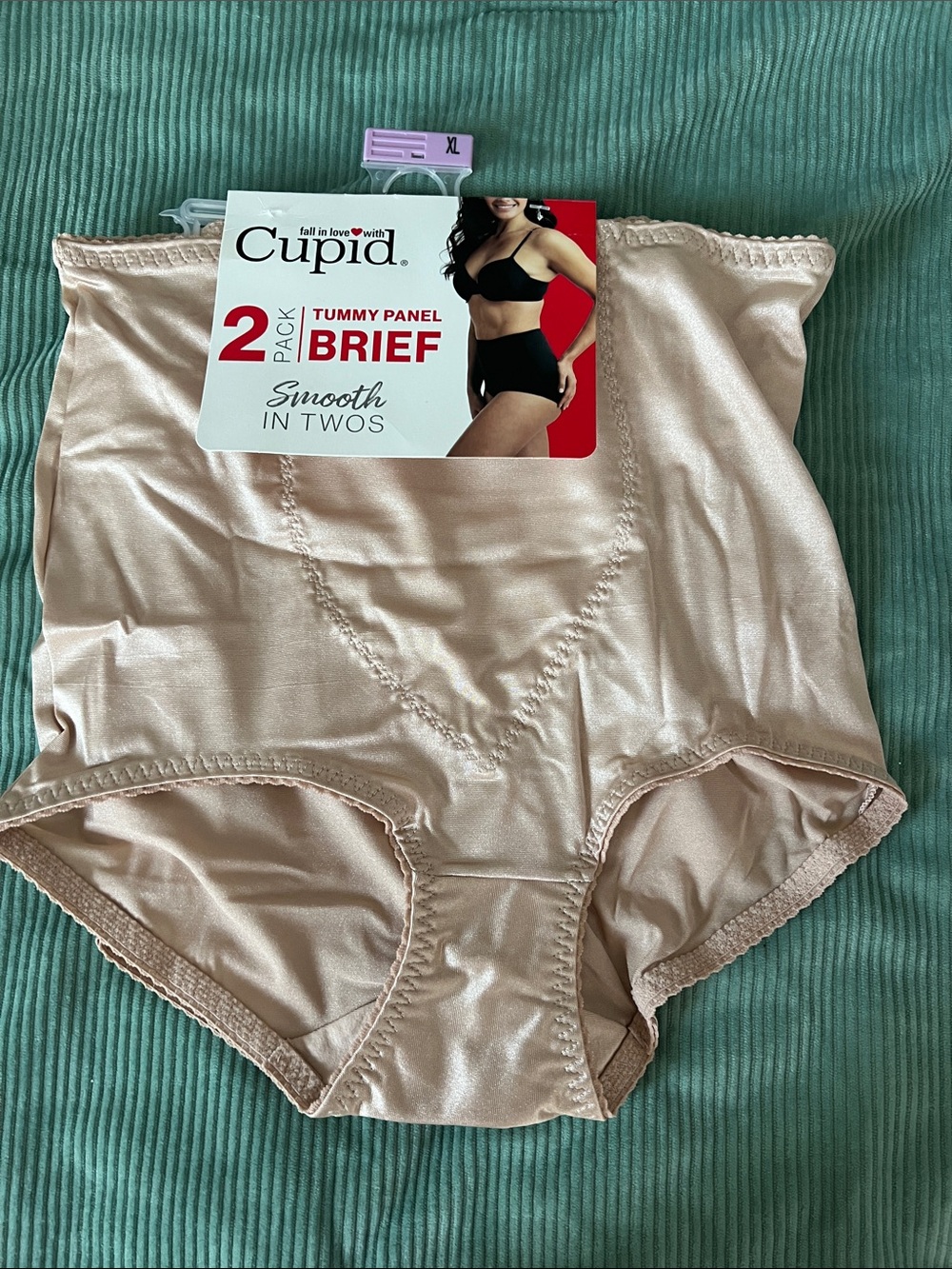 Cupid Tummy Panel Brief 2Pk.